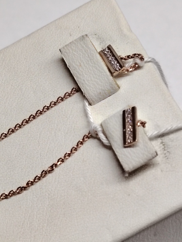 СЕРЬГИ С КАМНЯМИ (Au 585)