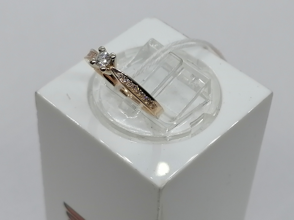 КОЛЬЦО БРИЛЛИАНТ Au 585