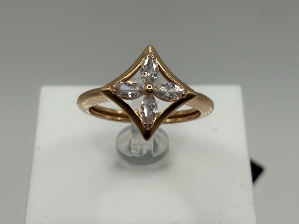 КОЛЬЦО С КАМНЯМИ (Au 585)