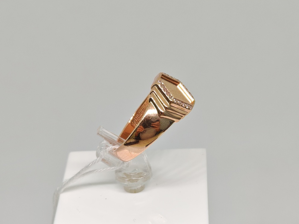 ПЕЧАТКА С КАМНЯМИ (Au 585)