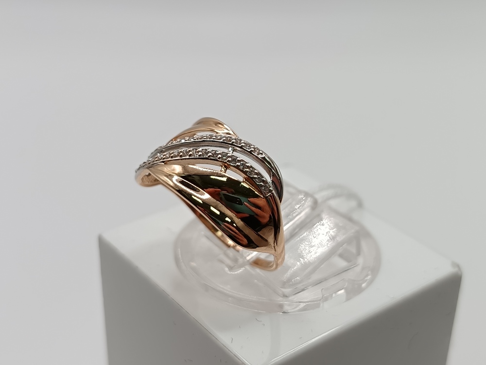 КОЛКМИ585 КОЛЬЦО С КАМНЯМИ (Au 585)