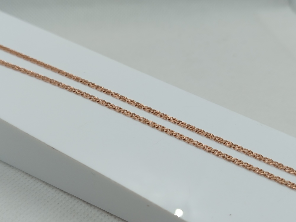 ЦЛПГ585 ЦЕПЬ ПОЛНОВЕСНАЯ Птичий глаз(глаз пантеры) (Au 585)