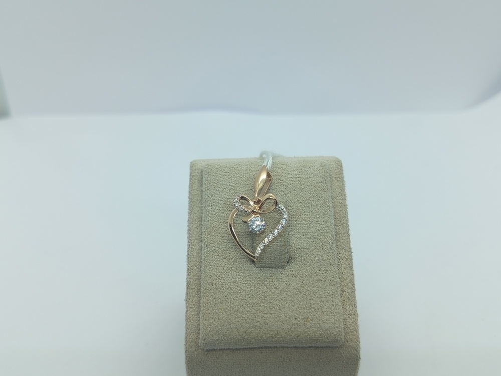 ПОДКМИ585 ПОДВЕСКА С КАМНЯМИ (Au 585)