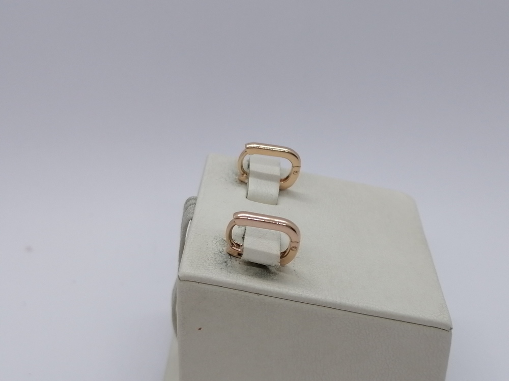 СЕРЬГИ БЕЗ КАМНЯ (Au 585)