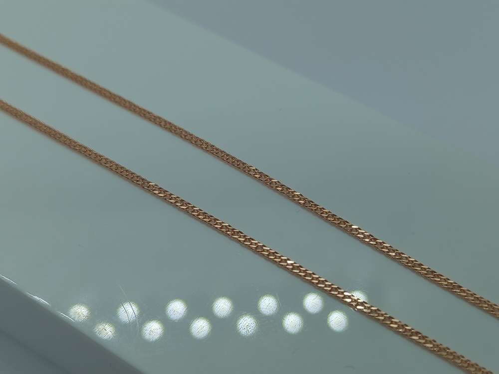 ЦЕПЬ ПОЛНОВЕСНАЯ Ромб двойной (Au 585)