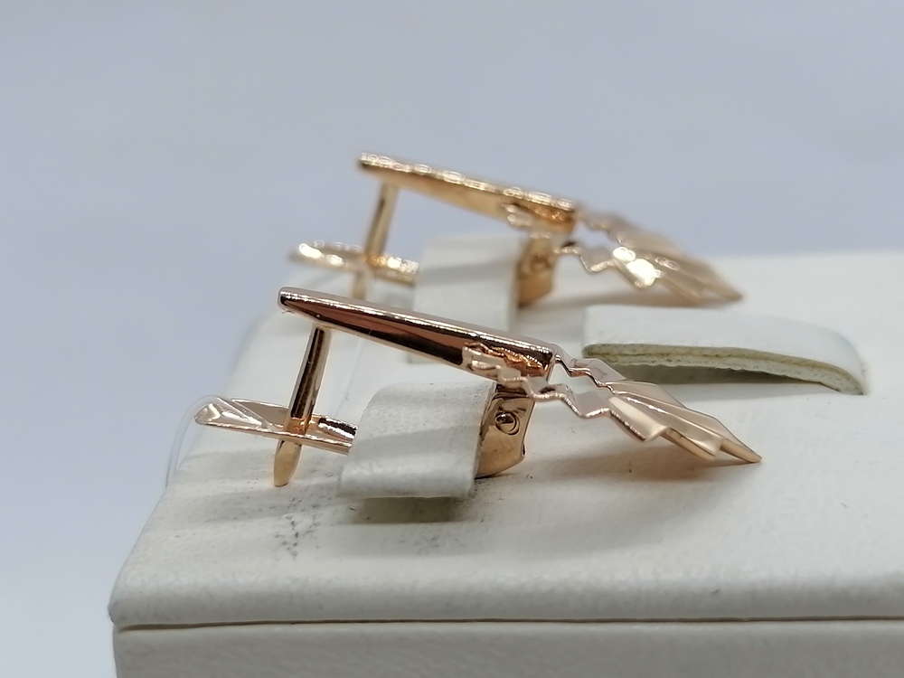 СЕРЬГИ БЕЗ КАМНЯ (Au 585)