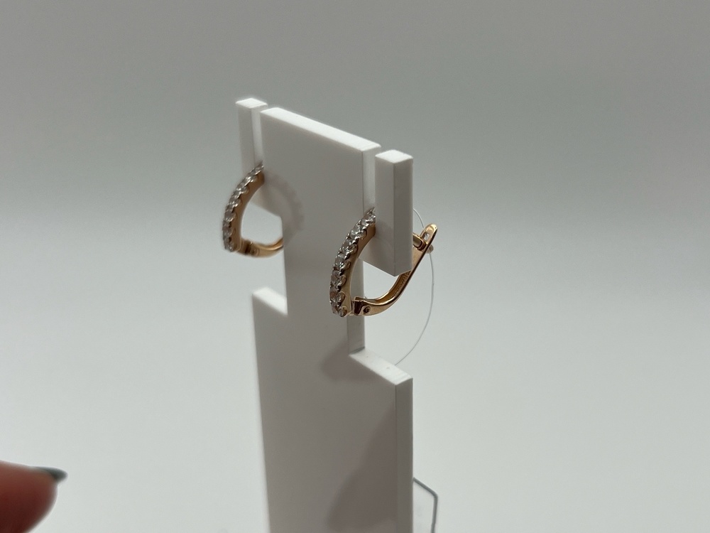 СЕРЬГИ БЕЗ КАМНЯ (Au 585)