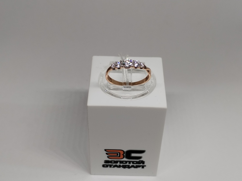 КОЛКМИ585 КОЛЬЦО С КАМНЯМИ (Au 585)
