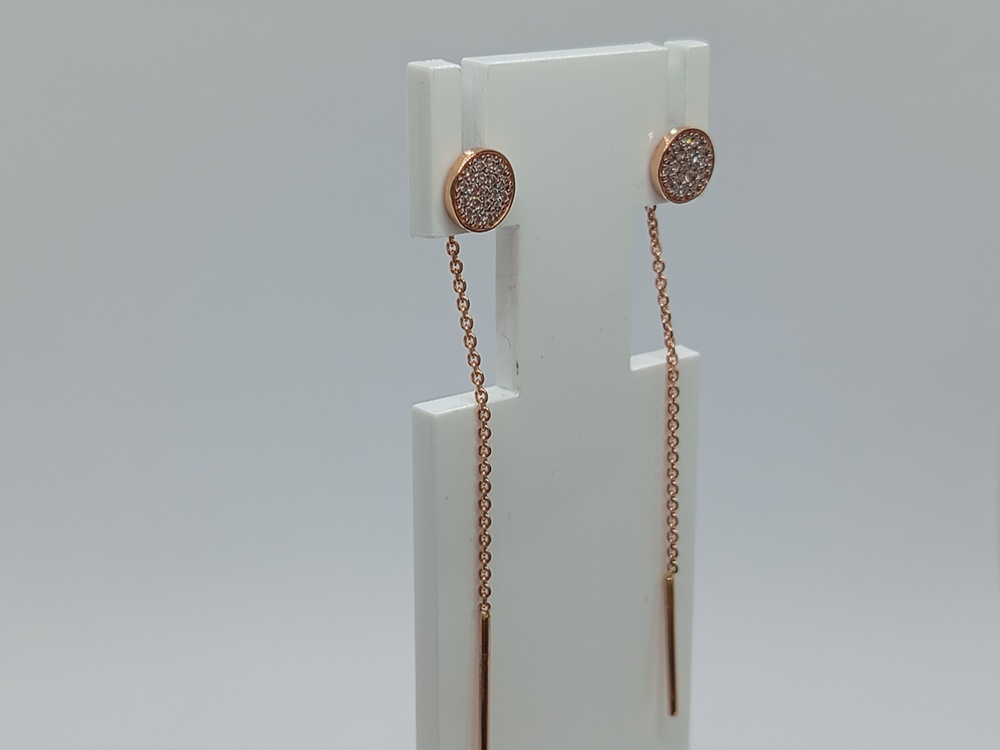  СЕРЬГИ ПРОДЕВКИ (Au 585)