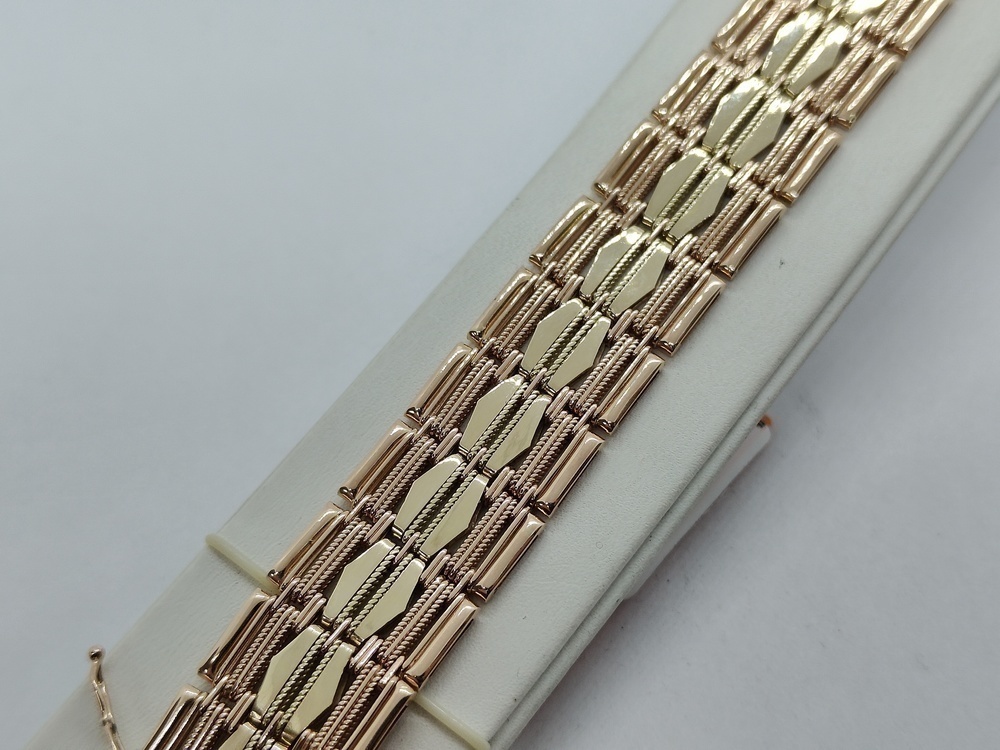 БРАСЛЕТ ПОЛНОВЕСНЫЙ Фантазия Au 585