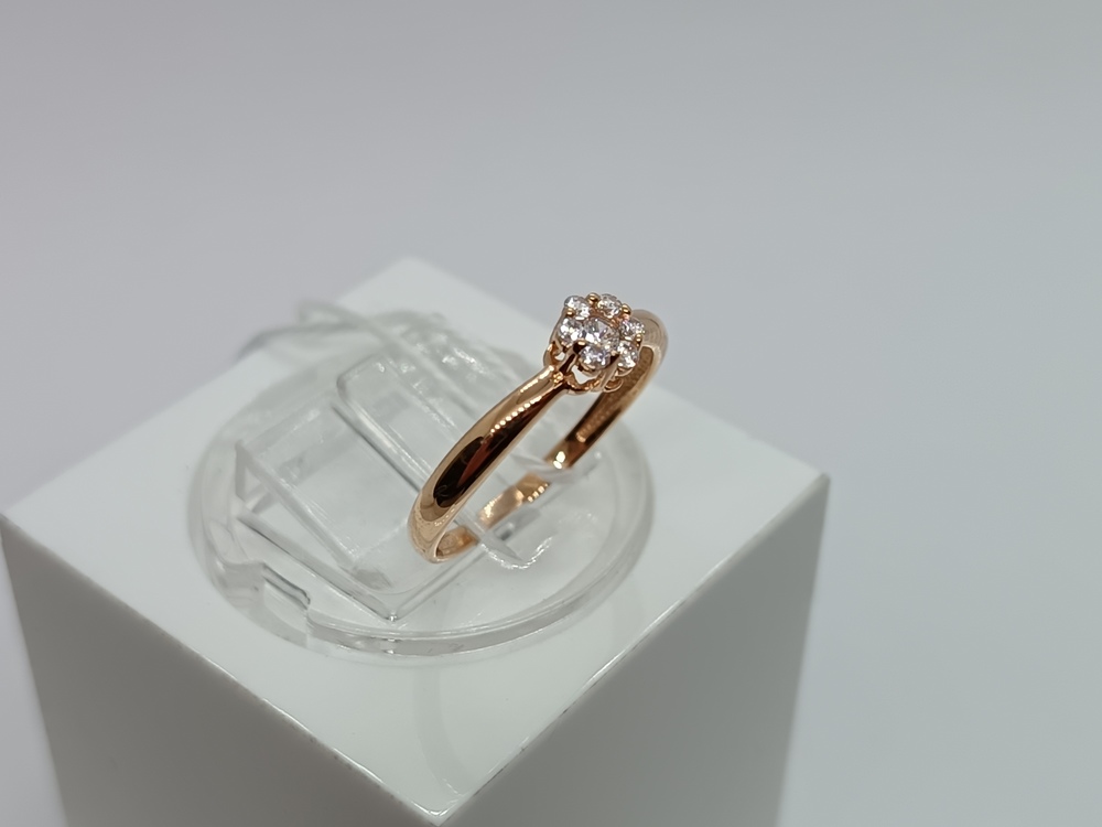 КОЛКМИ585 КОЛЬЦО С КАМНЯМИ (Au 585)