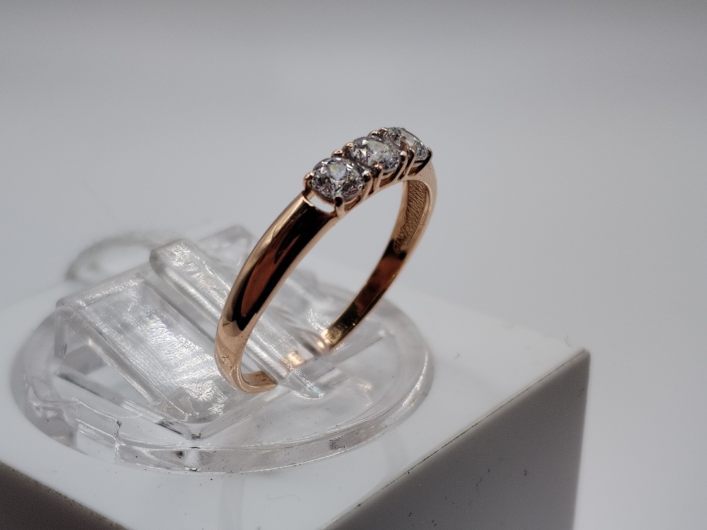 КОЛКМИ585 КОЛЬЦО С КАМНЯМИ (Au 585)