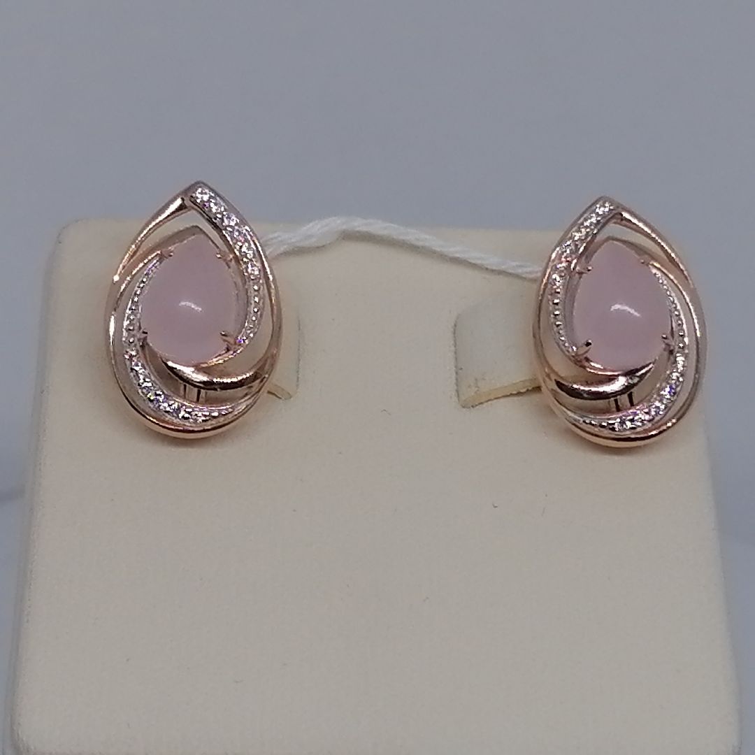 СЕРЬГИ С КАМНЯМИ (Au 585)