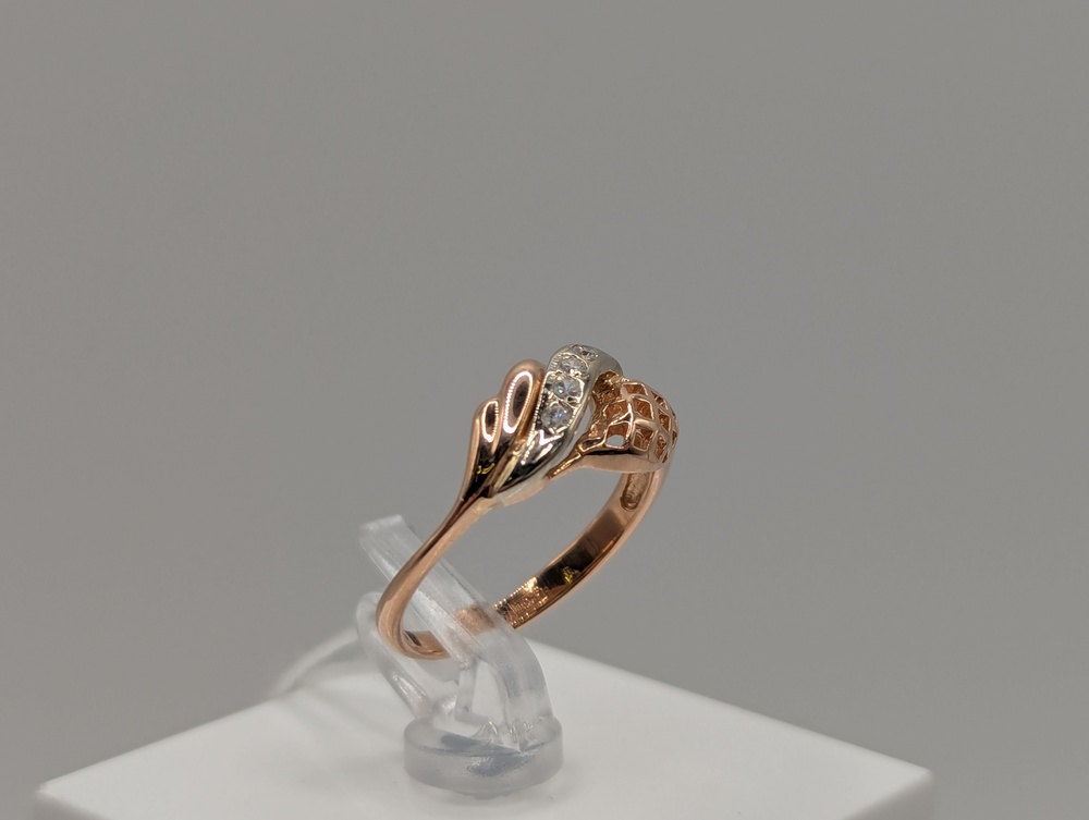 КОЛКМИ585 КОЛЬЦО С КАМНЯМИ (Au 585)