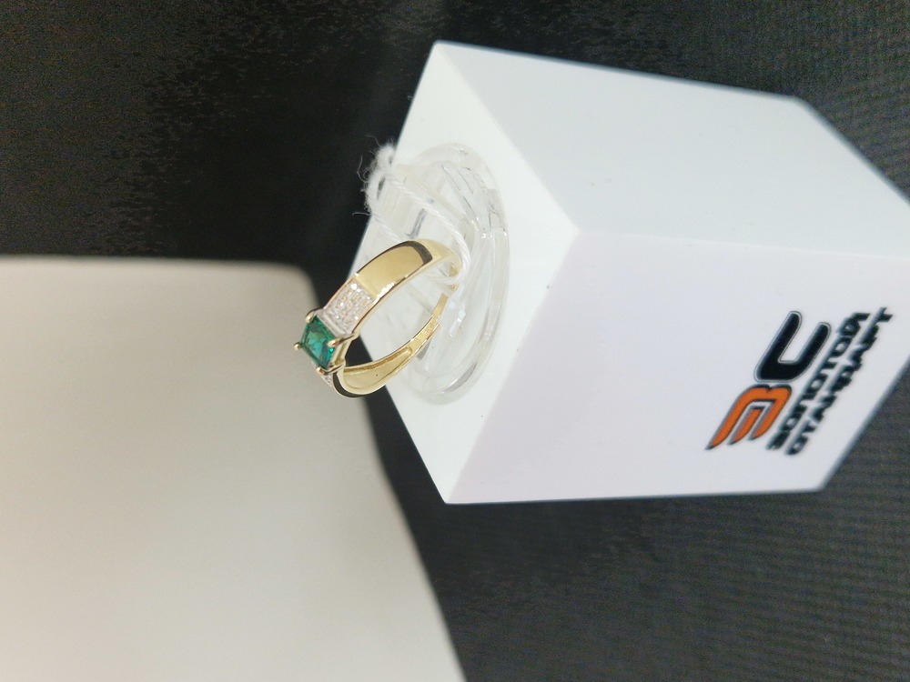 КОЛКМИ585 КОЛЬЦО С КАМНЯМИ (Au 585)