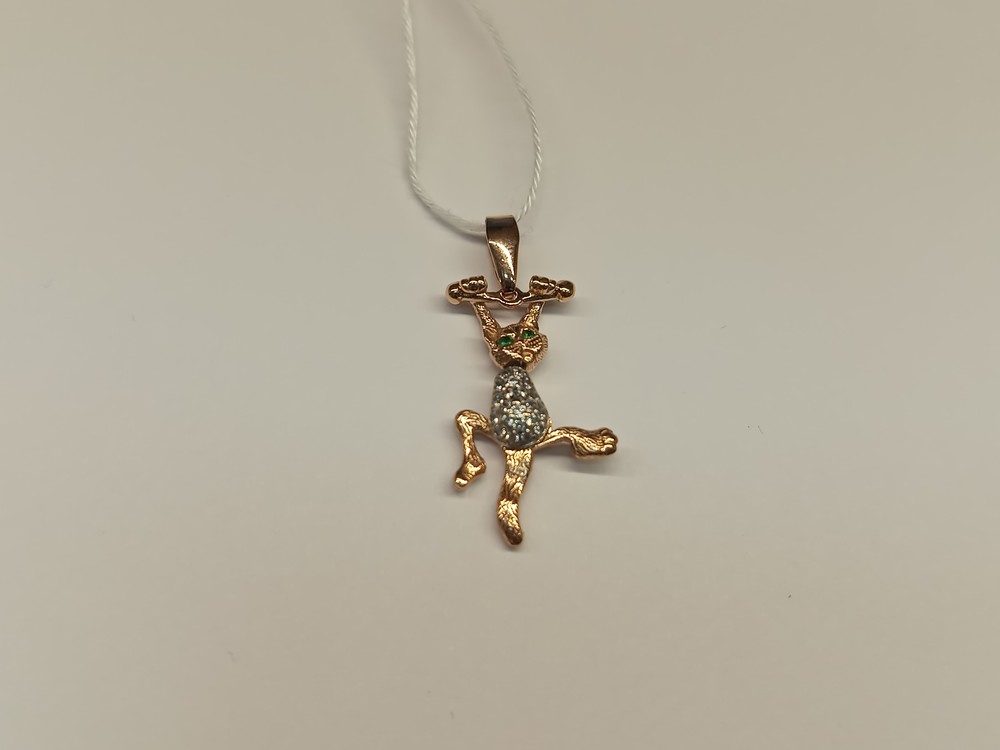 ПОДВЕСКА С КАМНЯМИ (Au 585)