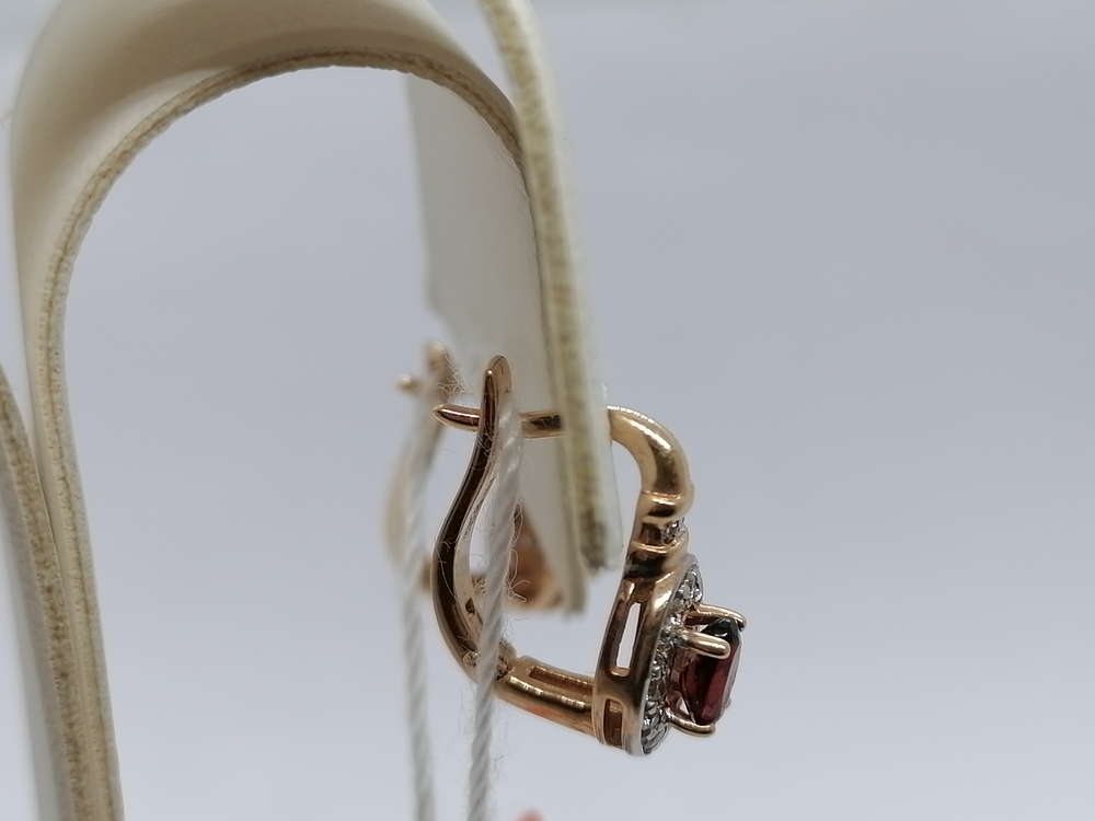 СЕРЬГИ С КАМНЯМИ (Au 585)