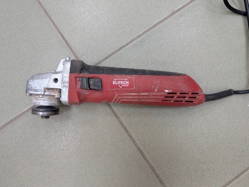 Угловая шлифмашина Elitech МШУ 10-125Э, 1000 Вт, 125 мм