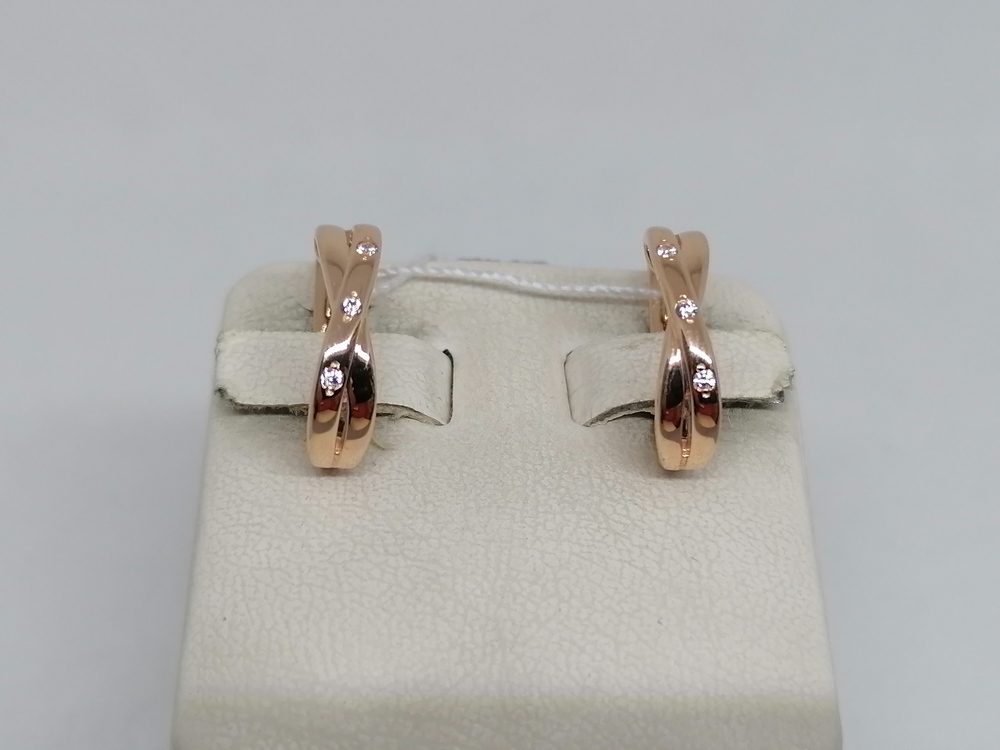 СЕРЬГИ С КАМНЯМИ (Au 585)