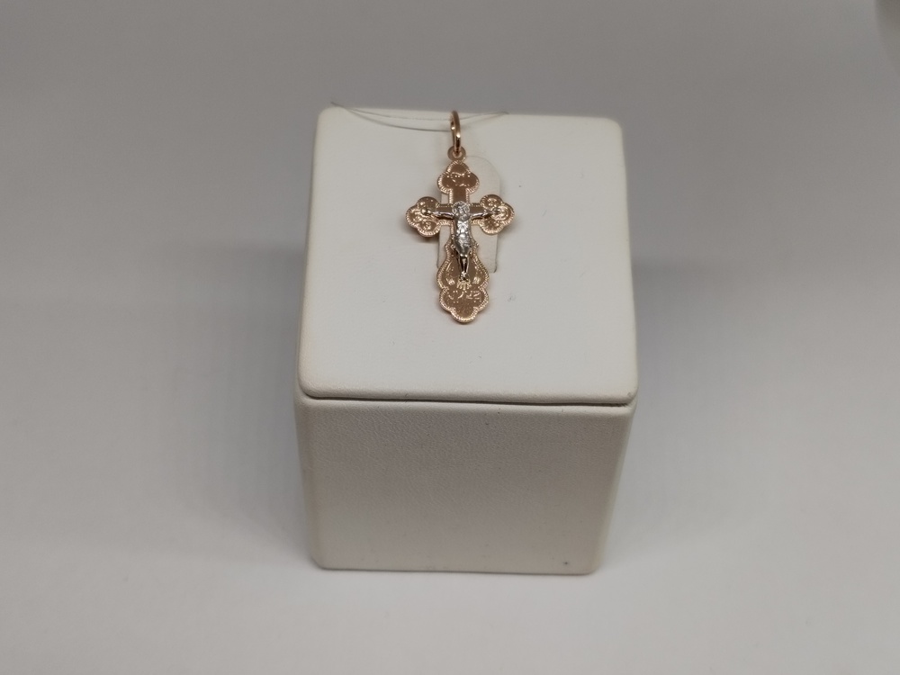 ПОДВЕСКА КРЕСТ (Au 585)