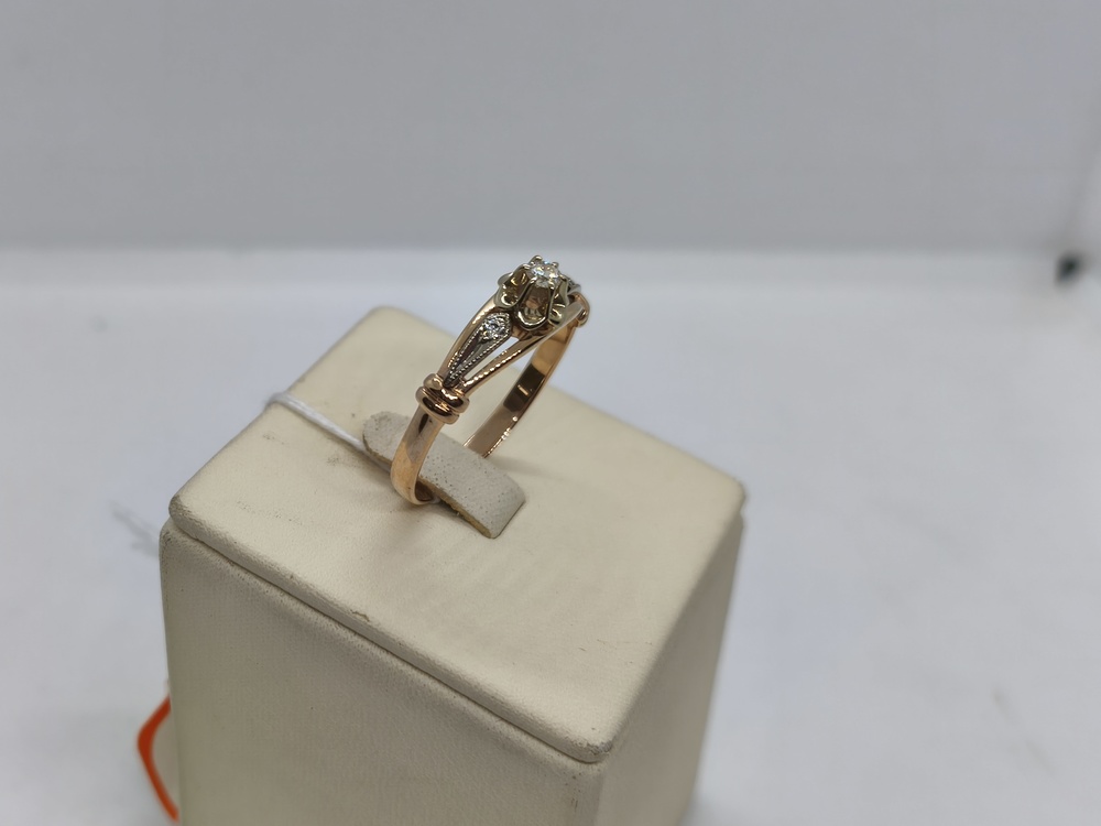 КОЛЬЦО БРИЛЛИАНТ Au 585