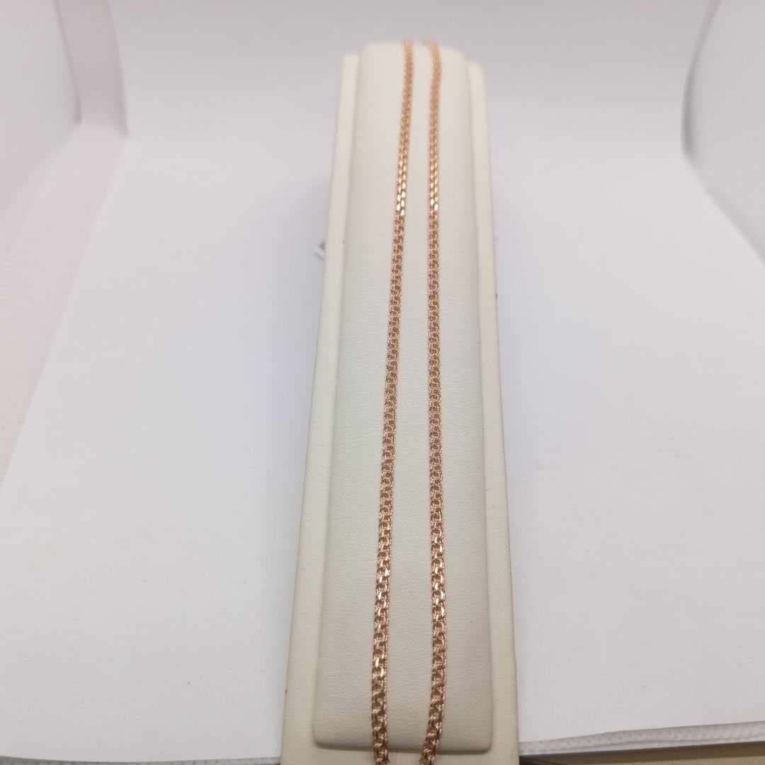 ЦЕПЬ ПУСТОТЕЛАЯ Бисмарк (Au 585)