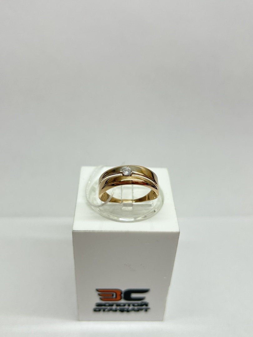 КОЛКМ585 КОЛЬЦО С КАМНЕМ (Au 585)