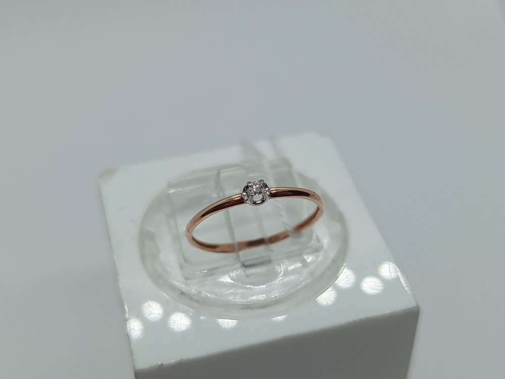 КОЛЬЦО БРИЛЛИАНТ Au 585