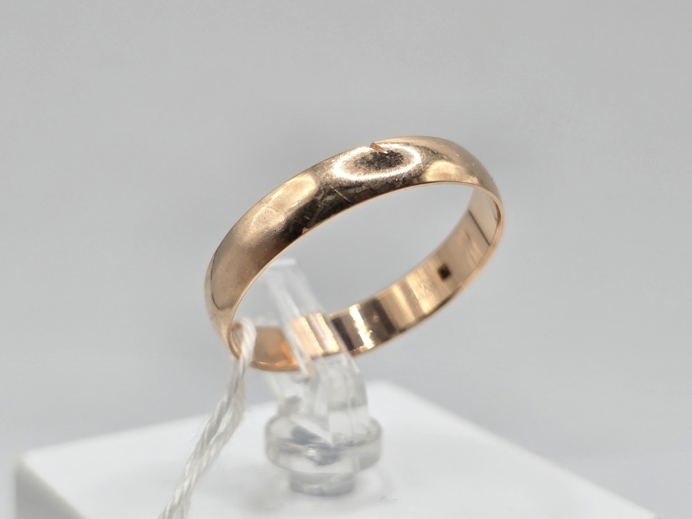 ОКГ4585 ОБРУЧАЛЬНОЕ КОЛЬЦО ГЛАДКОЕ 4 (Au 585)