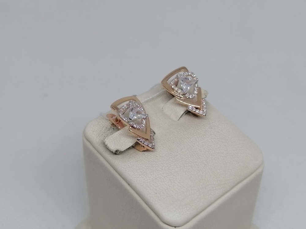 СЕРЬГИ С КАМНЯМИ (Au 585)