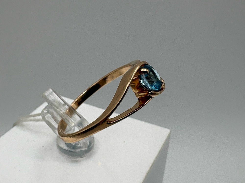 КОЛКМ585 КОЛЬЦО С КАМНЕМ (Au 585)