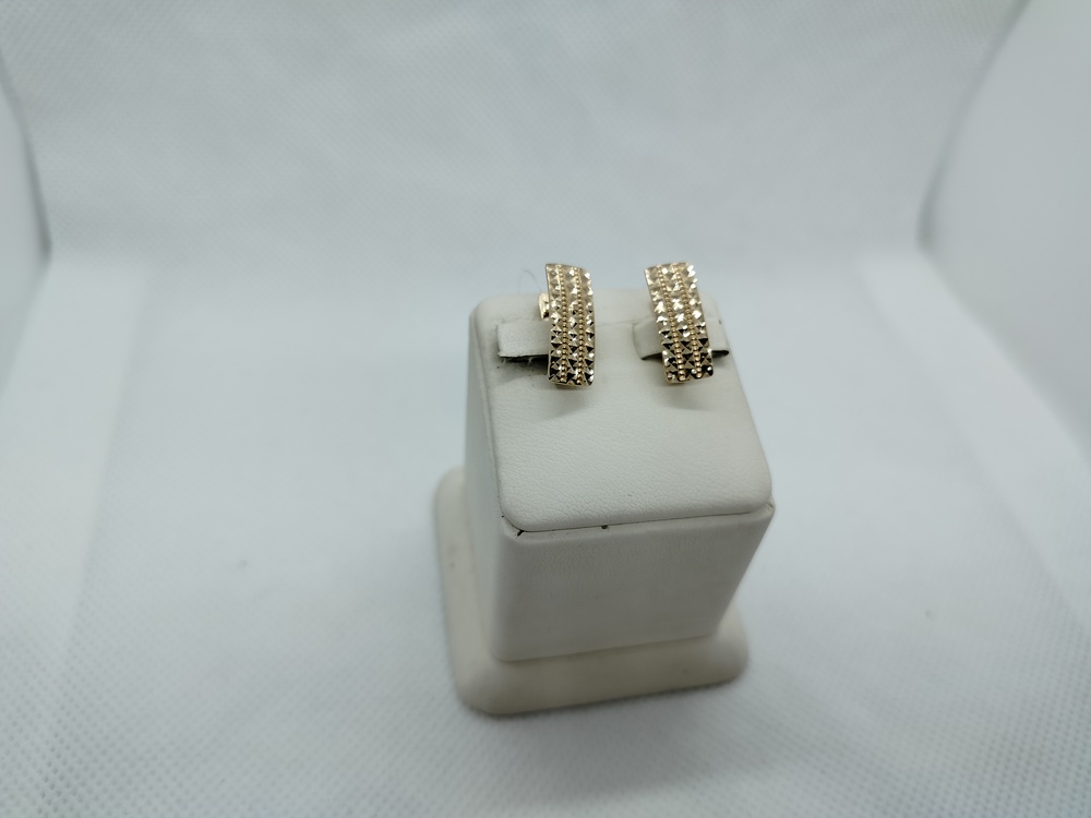 СЕРЬГИ БЕЗ КАМНЯ (Au 585)