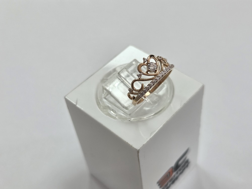 КОЛКМИ585 КОЛЬЦО С КАМНЯМИ (Au 585)