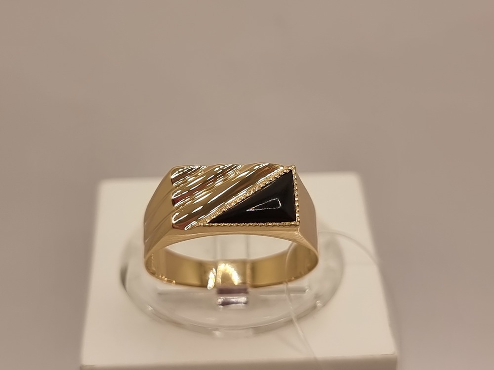 ПЕЧАТКА С КАМНЕМ (Au 585)