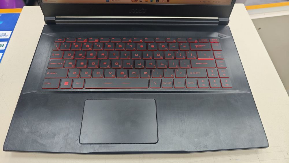 Ноутбук MSI Thin GF-63 12VF; Intel Core i7-12650H, Geforce RTX 4060, 16 Гб, Нет, 1 Tb