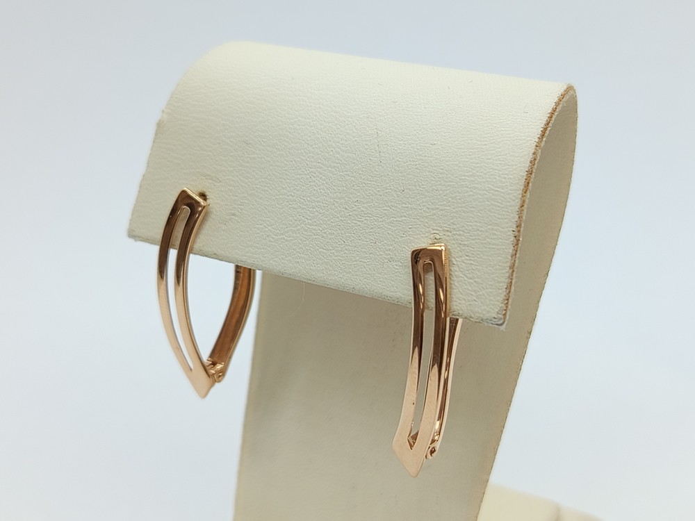 СЕРЬГИ БЕЗ КАМНЯ (Au 585)