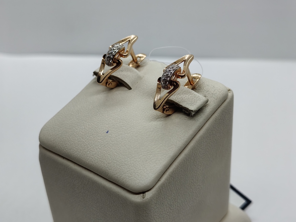 СЕРЬГИ С КАМНЯМИ (Au 585)