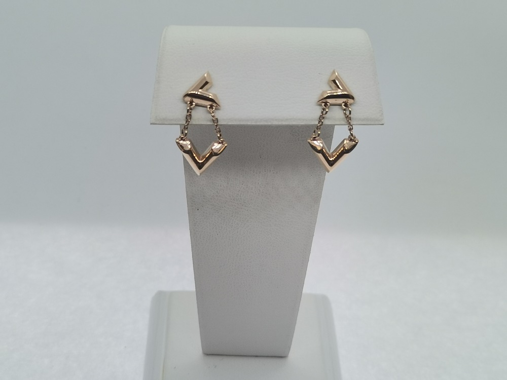 930410 СЕРЬГИ ПУСЕТЫ без камня (Au 585)