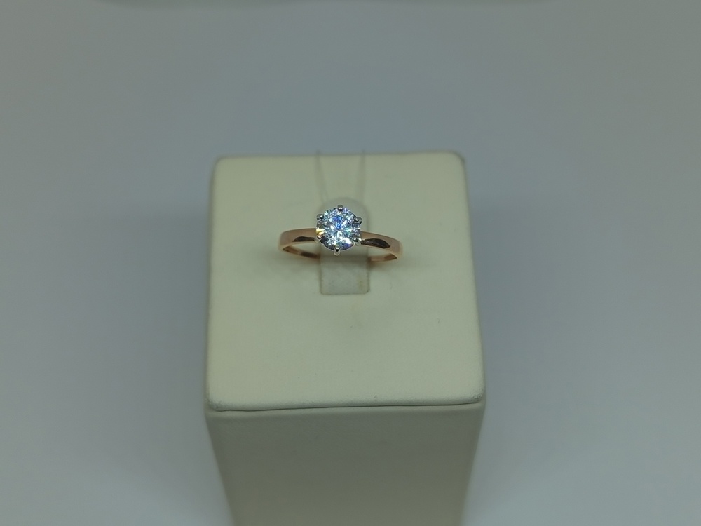 КОЛЬЦО С КАМНЕМ (Au 585)