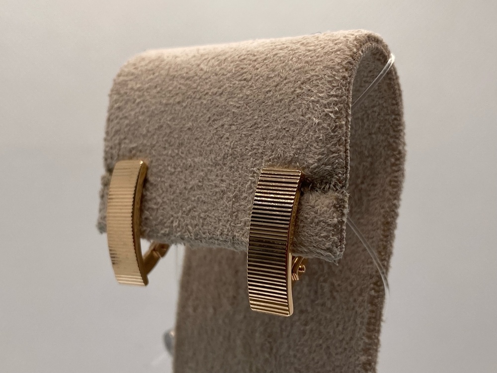 СЕРЬГИ БЕЗ КАМНЯ (Au 585)