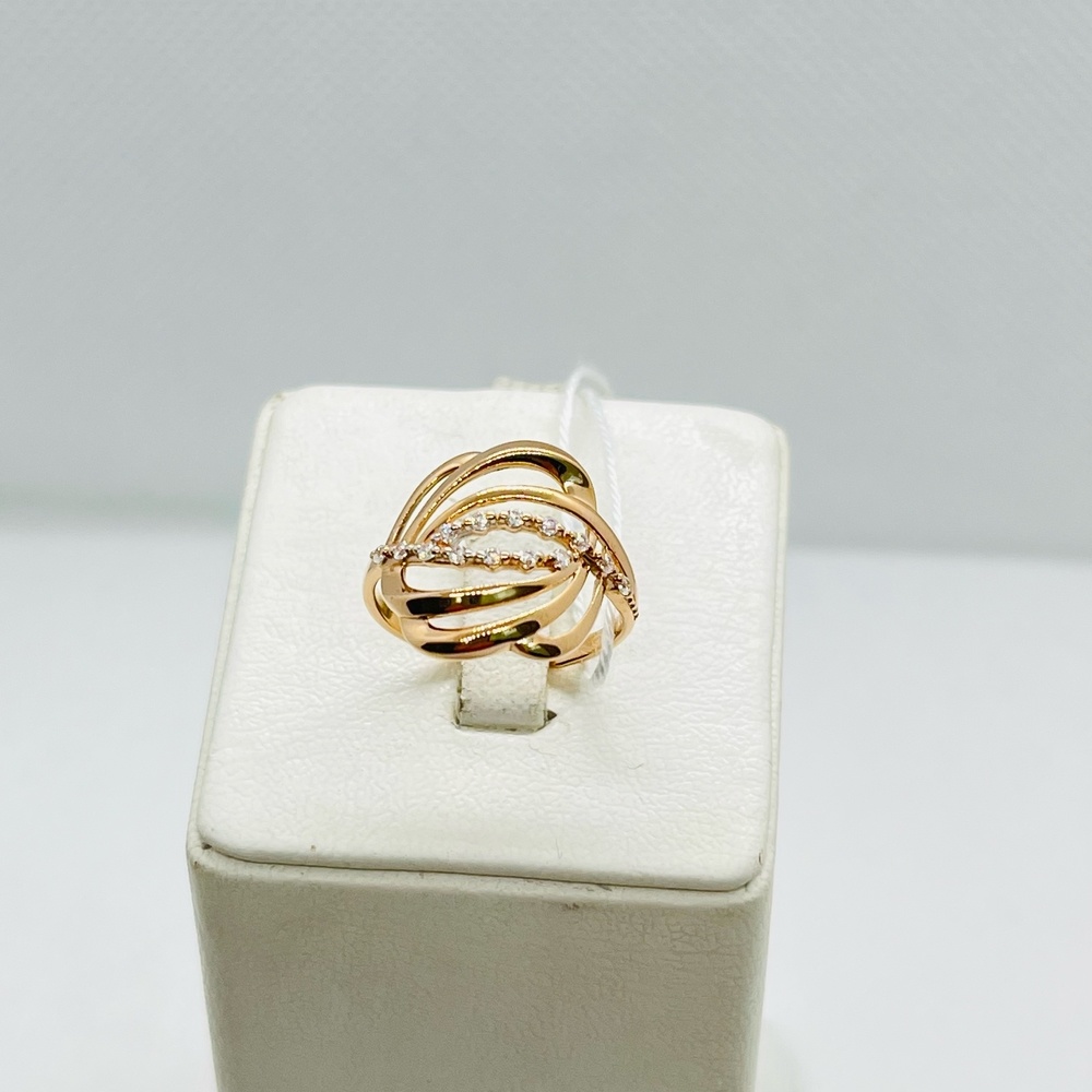 КОЛКМИ585 КОЛЬЦО С КАМНЯМИ (Au 585)