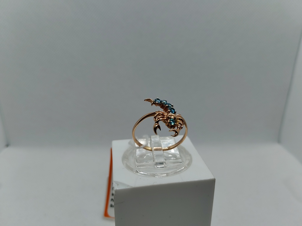 КОЛКМИ585 КОЛЬЦО С КАМНЯМИ (Au 585)