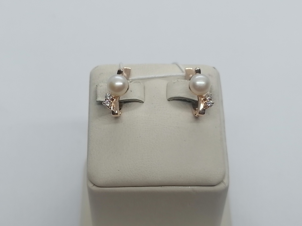 СЕРЬГИ С КАМНЯМИ (Au 585)