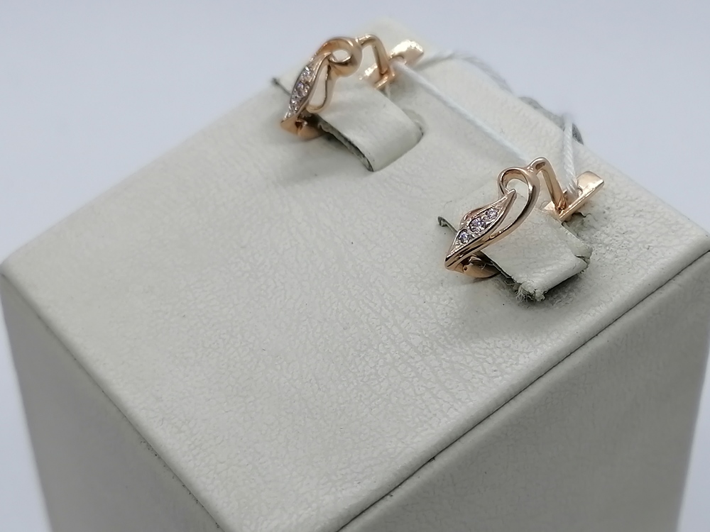 СЕРЬГИ С КАМНЯМИ (Au 585)