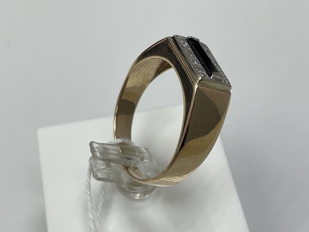 ПЕЧАТКА С КАМНЯМИ (Au 585)