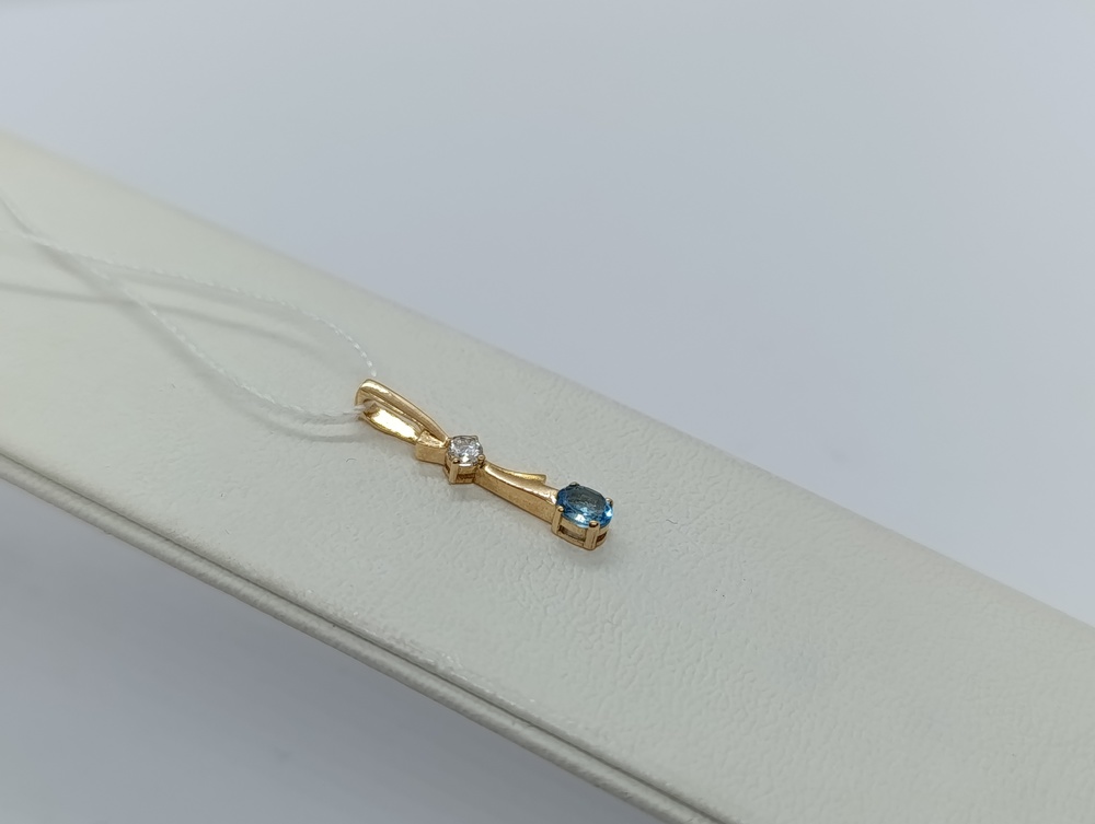 ПОДВЕСКА С КАМНЯМИ (Au 585)