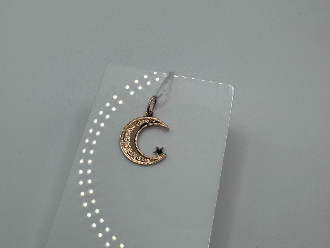 ПОДПБК585 ПОДВЕСКА ПОЛУМЕСЯЦ БЕЗ КАМНЯ (Au 585)