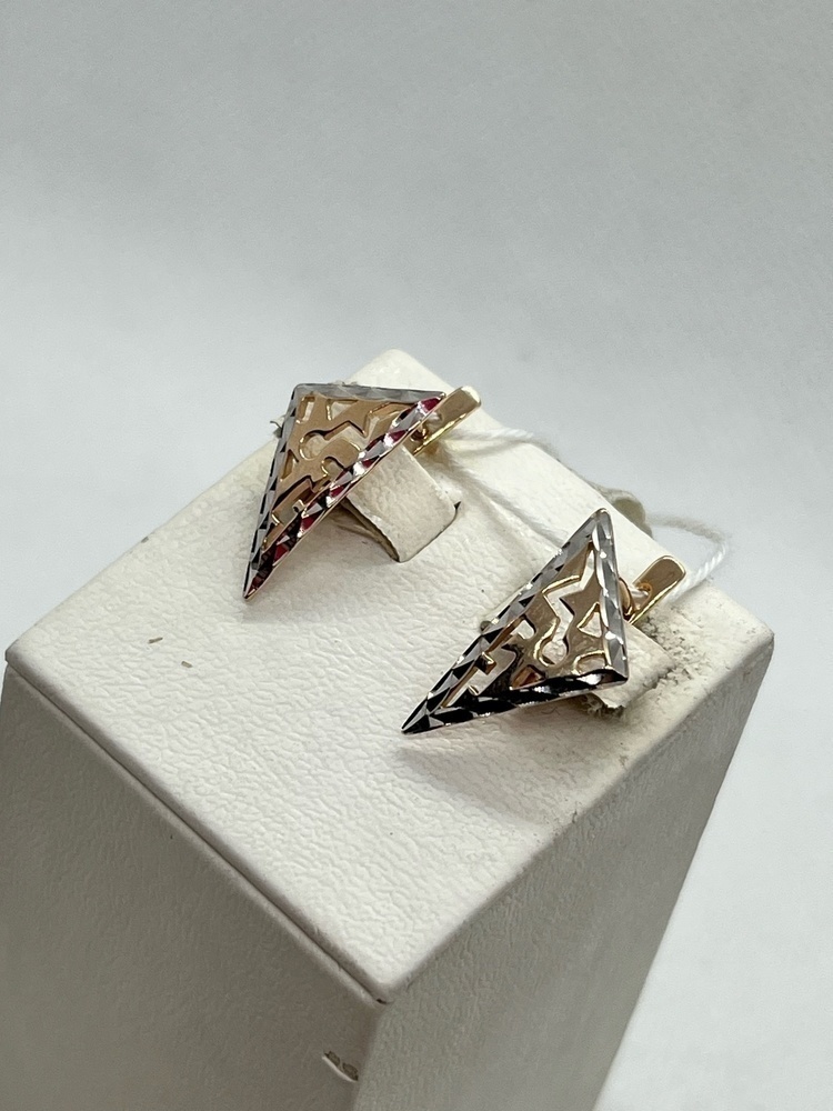 СЕРЬГИ БЕЗ КАМНЯ (Au 585)