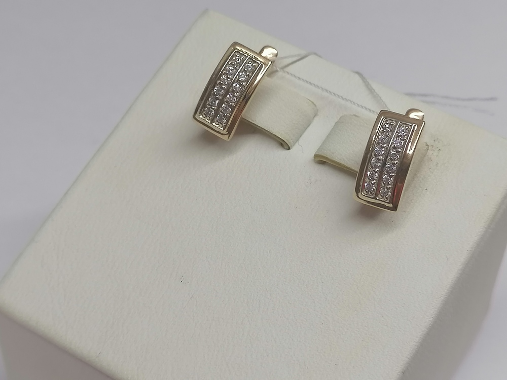 СЕРЬГИ С КАМНЯМИ (Au 585)