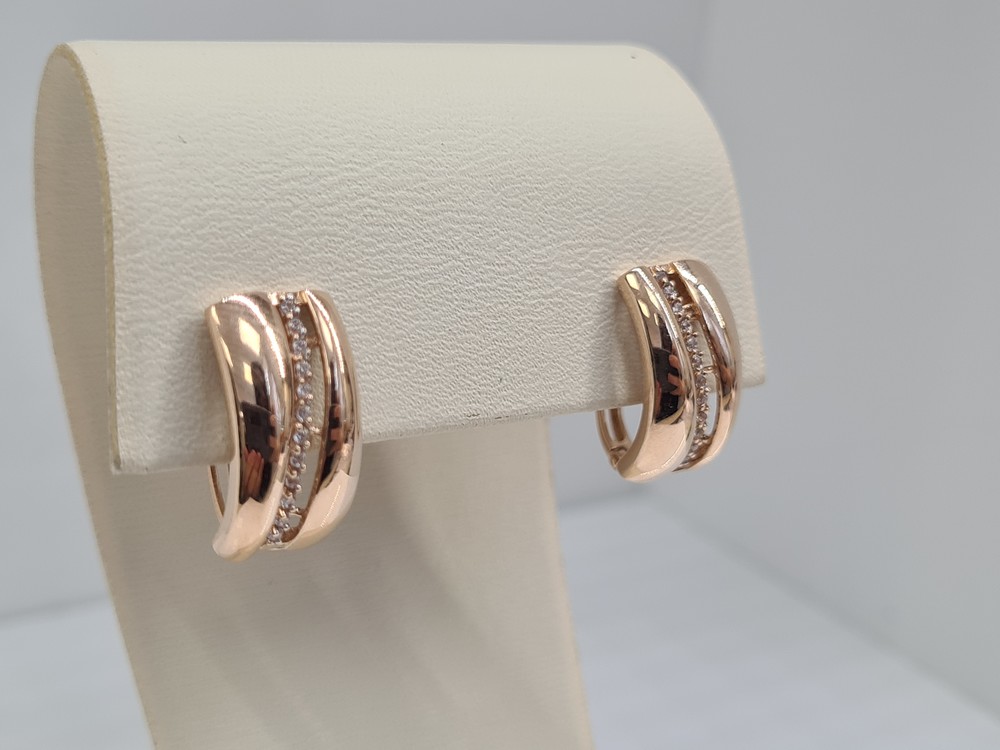 СЕРЬГИ С КАМНЯМИ (Au 585)